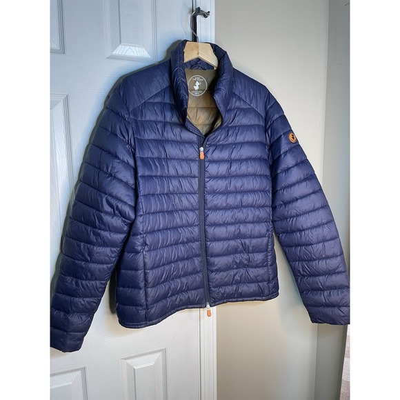 save the duck ultra light jacket blue XL - Picture 1 of 7